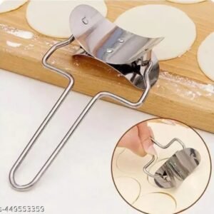 SMARTZONE Stainless Steel Puri Cutter Roller Machine with Handle for...